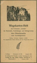 Wegekartenheft des Verbandes Lusatia 1928